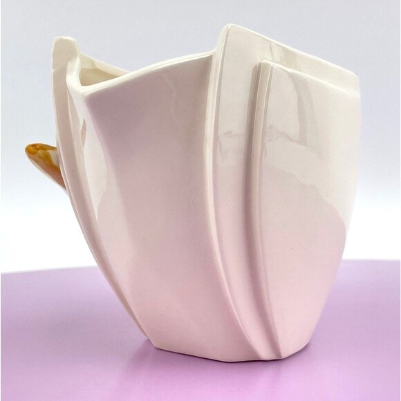 Vintage 80s swan creamer, Sigma Taste Setter vase, pitcher - Picture 4 of 10